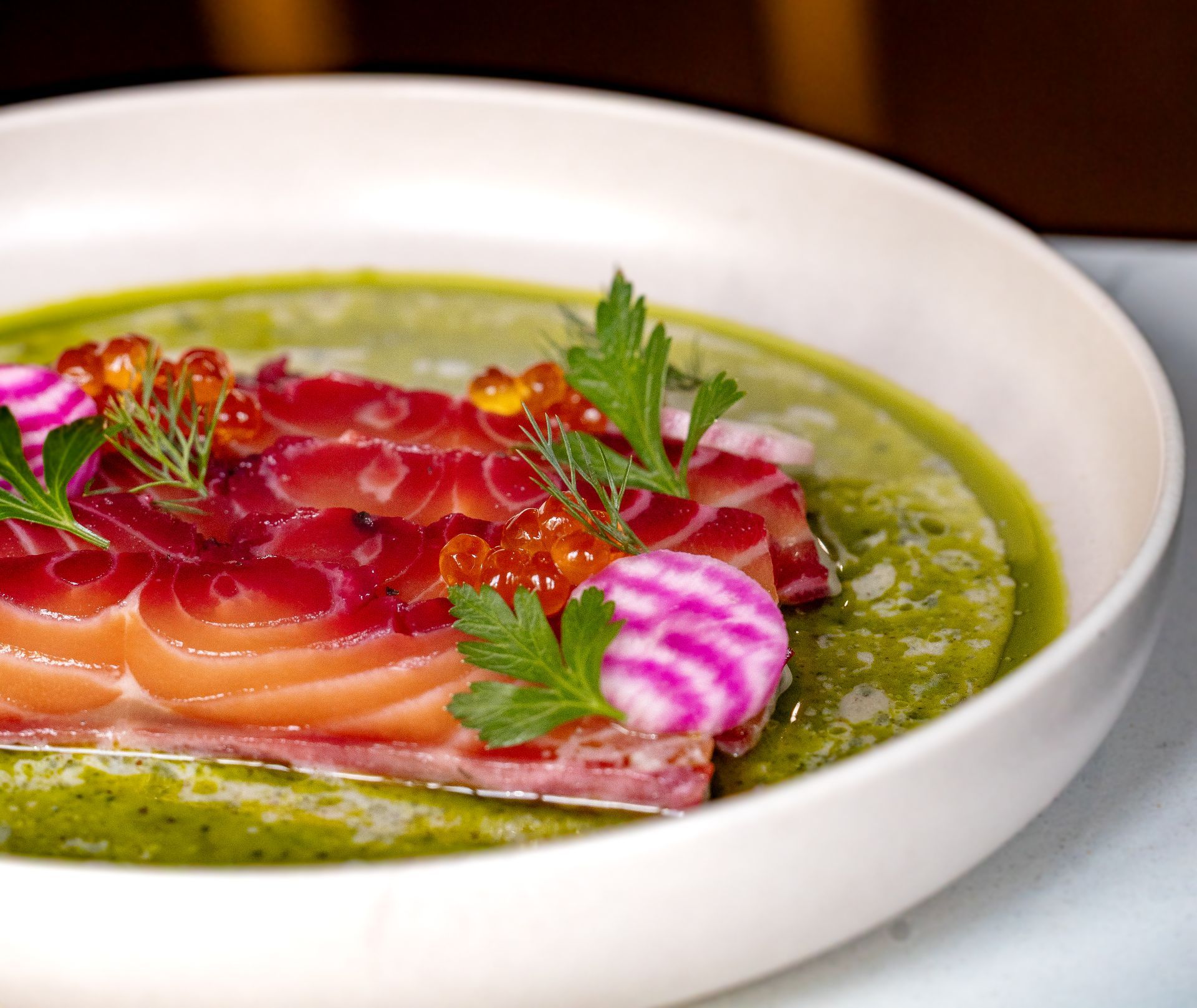 Salmon Dish at Hamp and Harry's