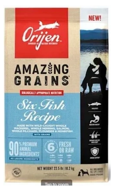 Orijen Six Fish Recipe - Livermore, CO - Marlos Golden Retrievers