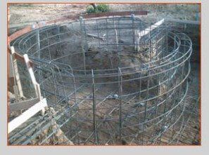 Steel Wire on Site — Rebar Contracting Services in Glendale, AZ