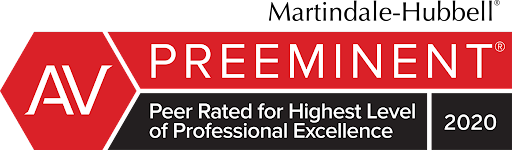 Martindale hubbell has been peer rated for highest level of professional excellence