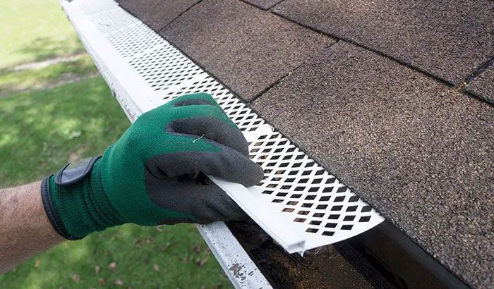 gutter guard installation