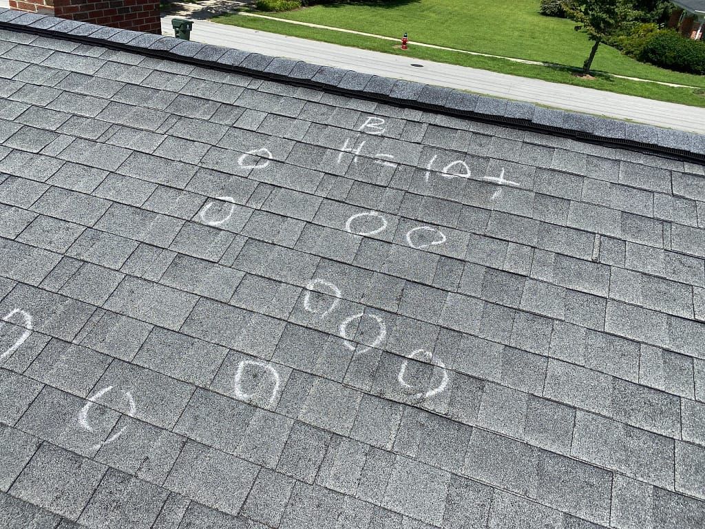 Visible Damage to Shingles