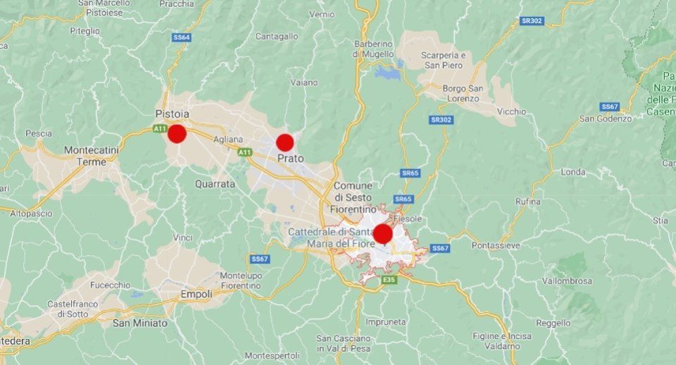 Mappa centri assistenza