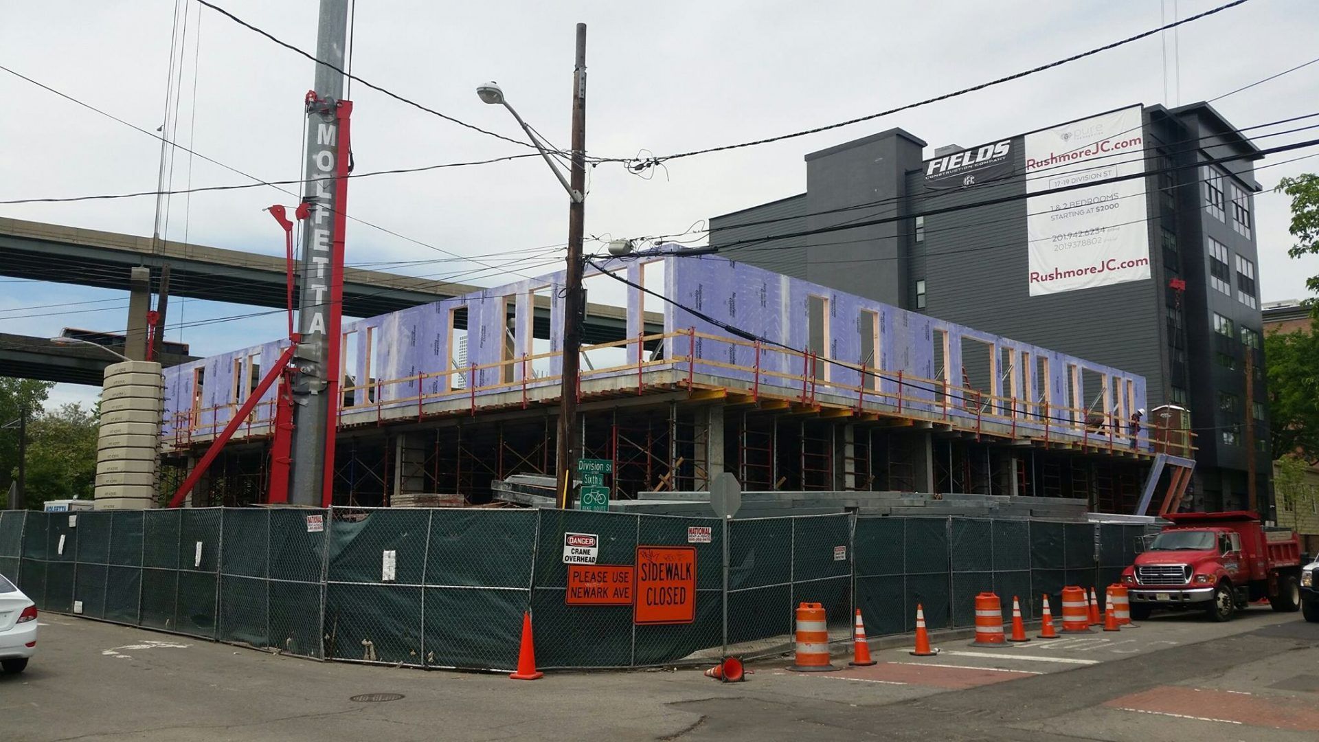 A hotel construction site.