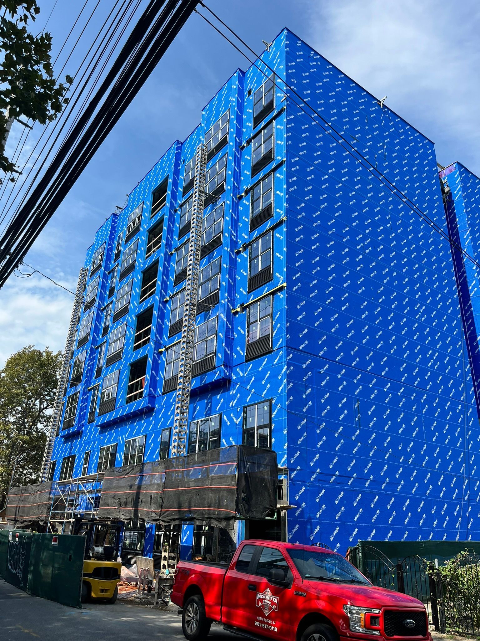 Large building being built