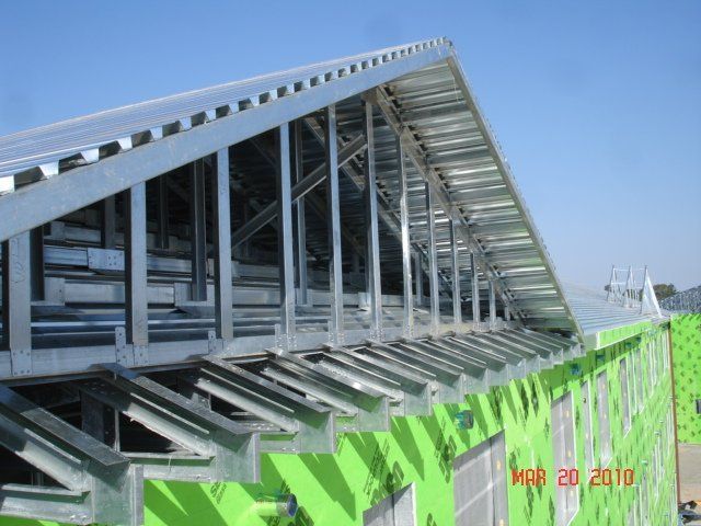 A picture of a building under construction taken on march 20 2010.