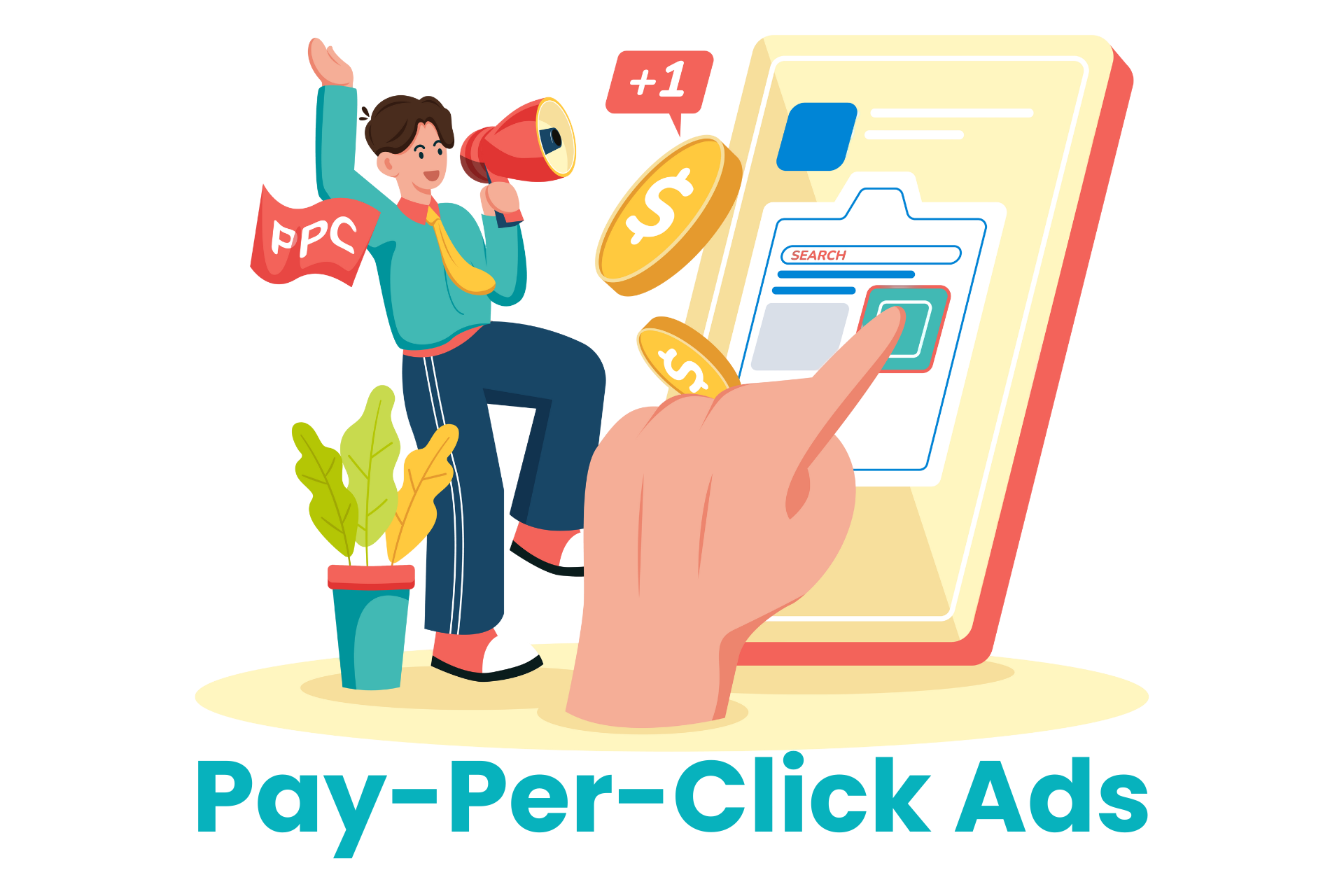 Marketer reviewing PPC campaign performance on a dashboard