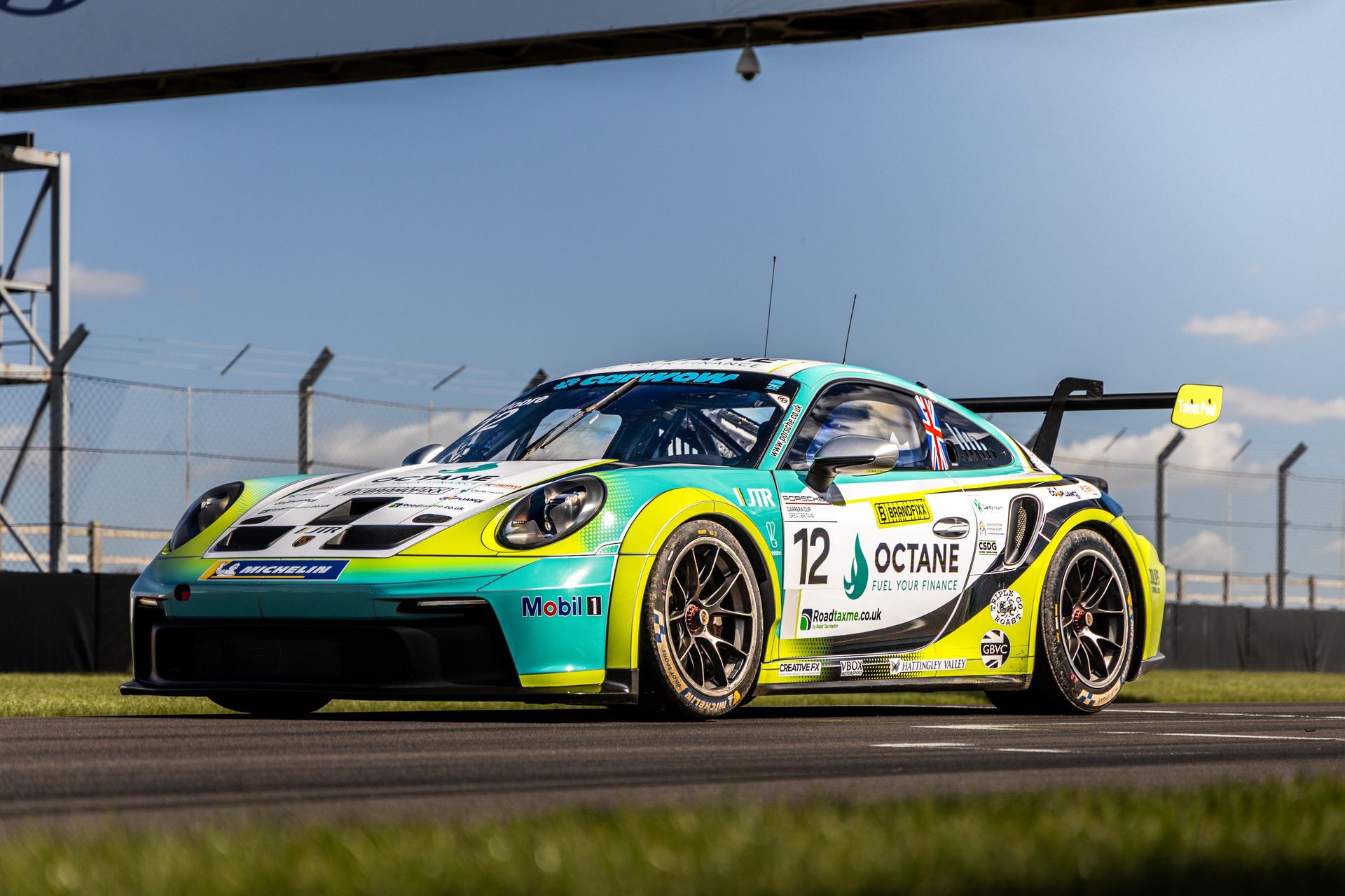 Jonny Moore Porsche Carrera Cup race car