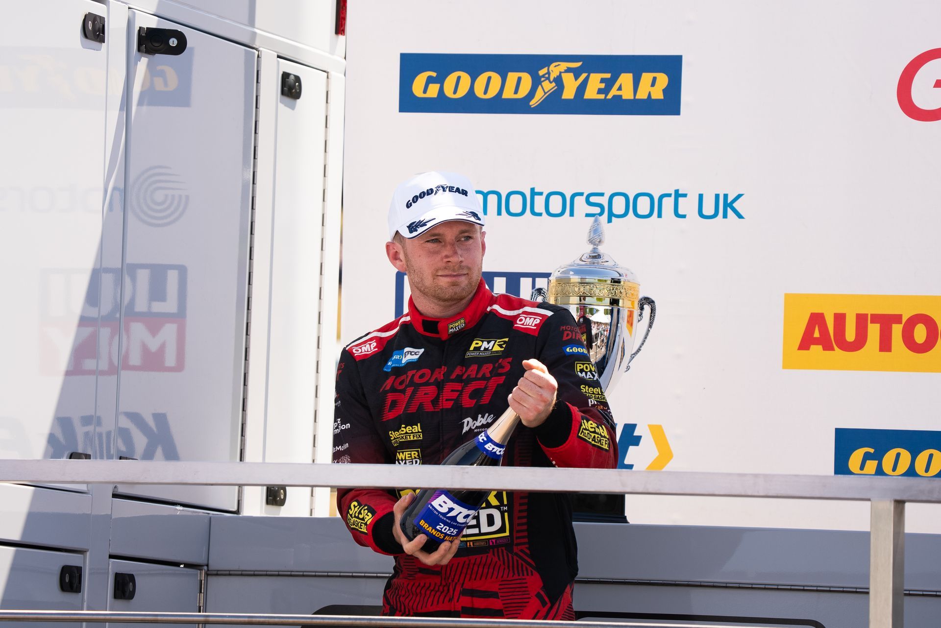 BTCC 2025 Brands Hatch Mikey Doble celebration