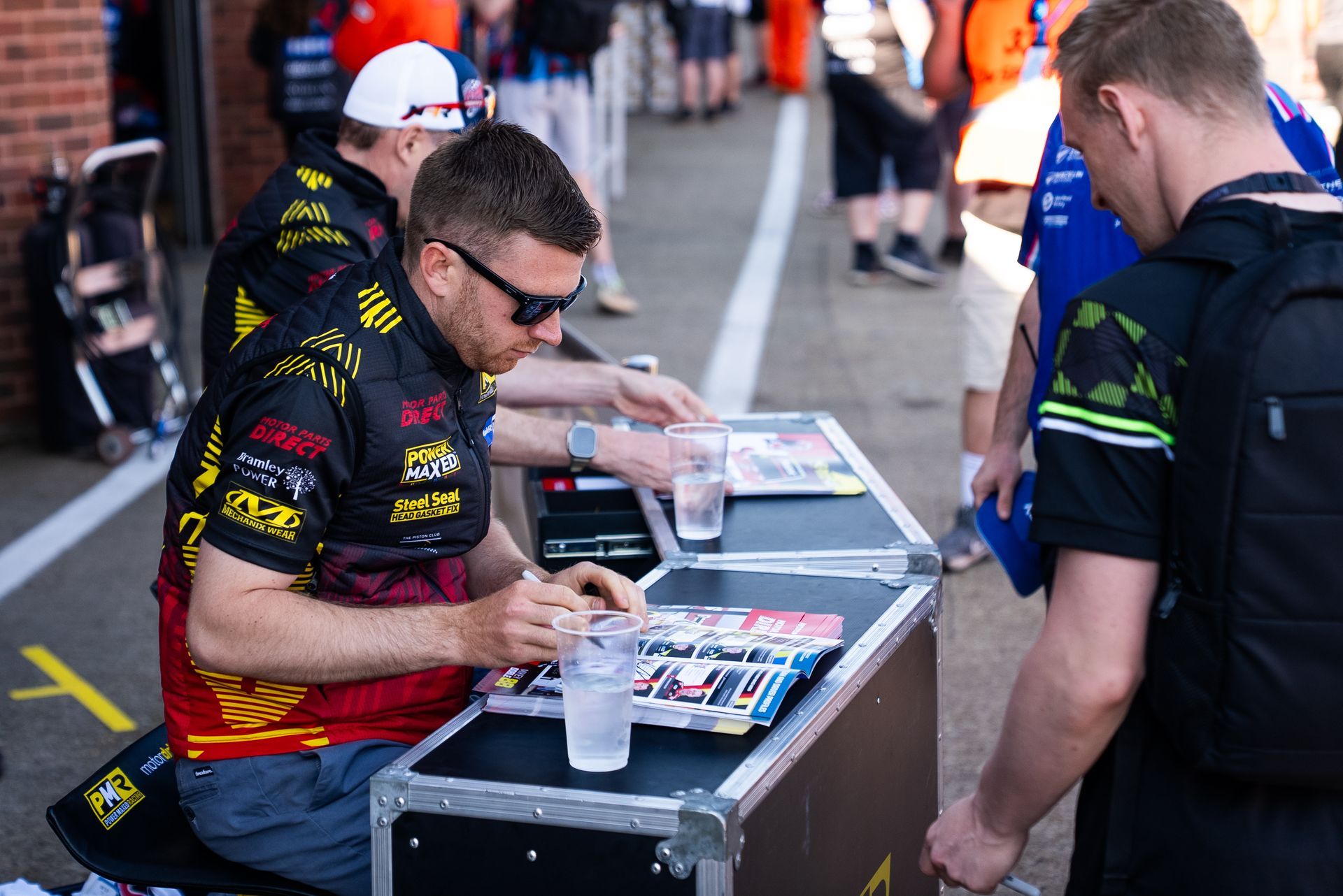 BTCC 2025 Brands Hatch Mikey Doble signing autographs 