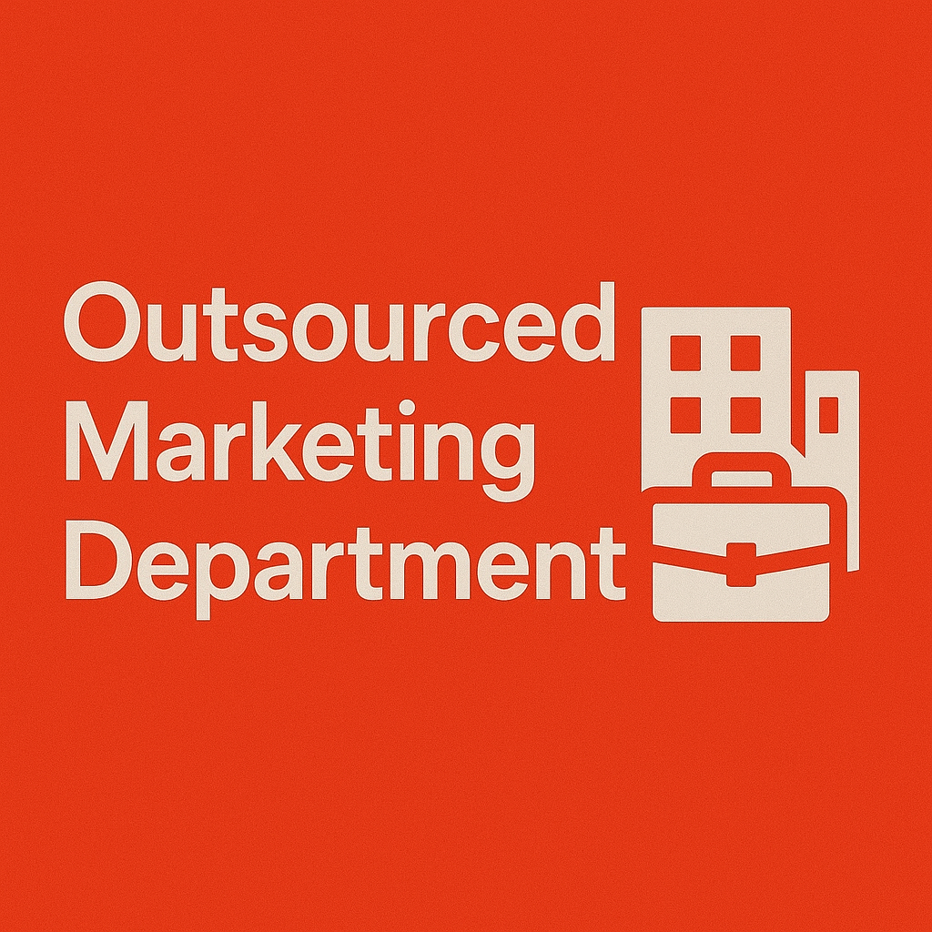 Orange square with text