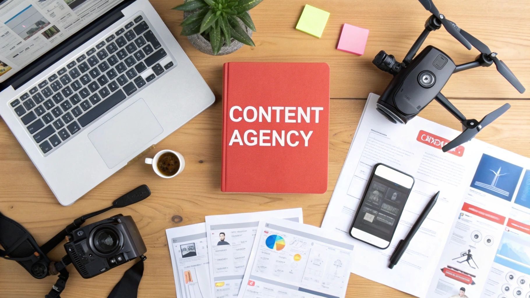 Workspace with a laptop, book labeled 