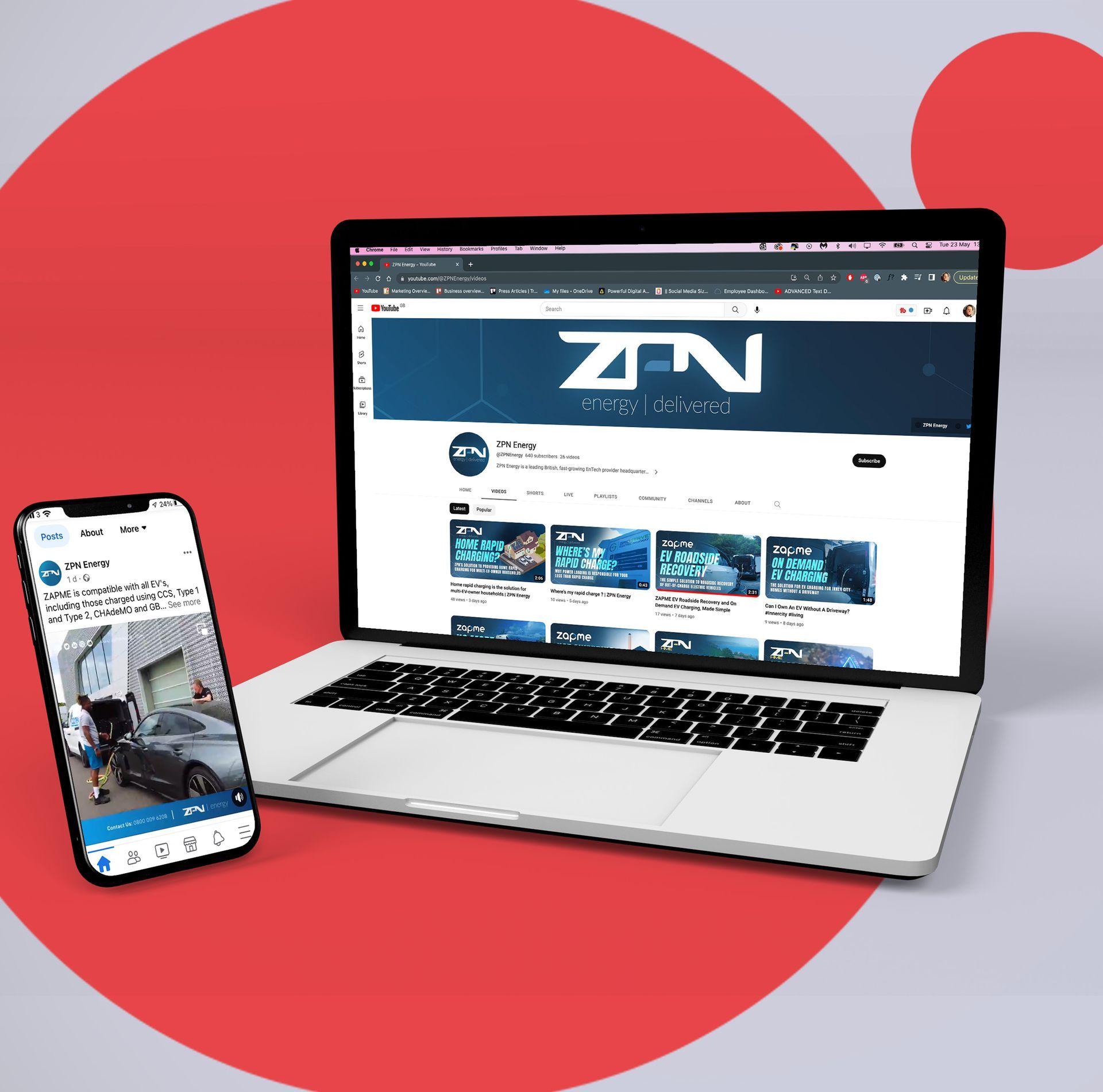 A laptop is open to a ztn website