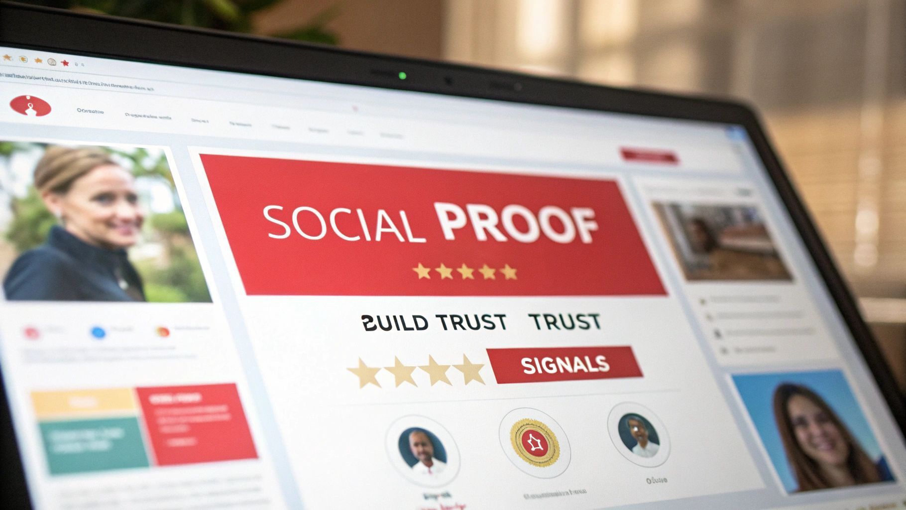 Laptop screen displaying