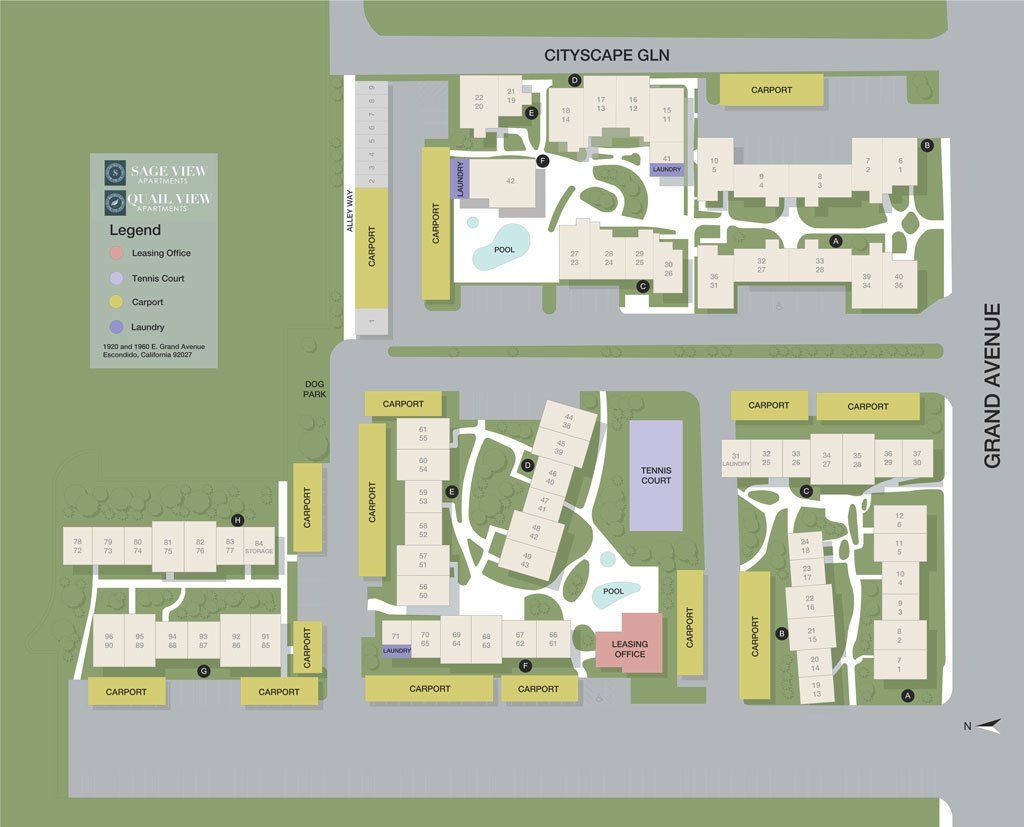 Sage View Site Map