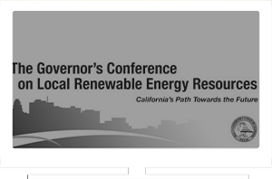 Governor’s Energy Conference