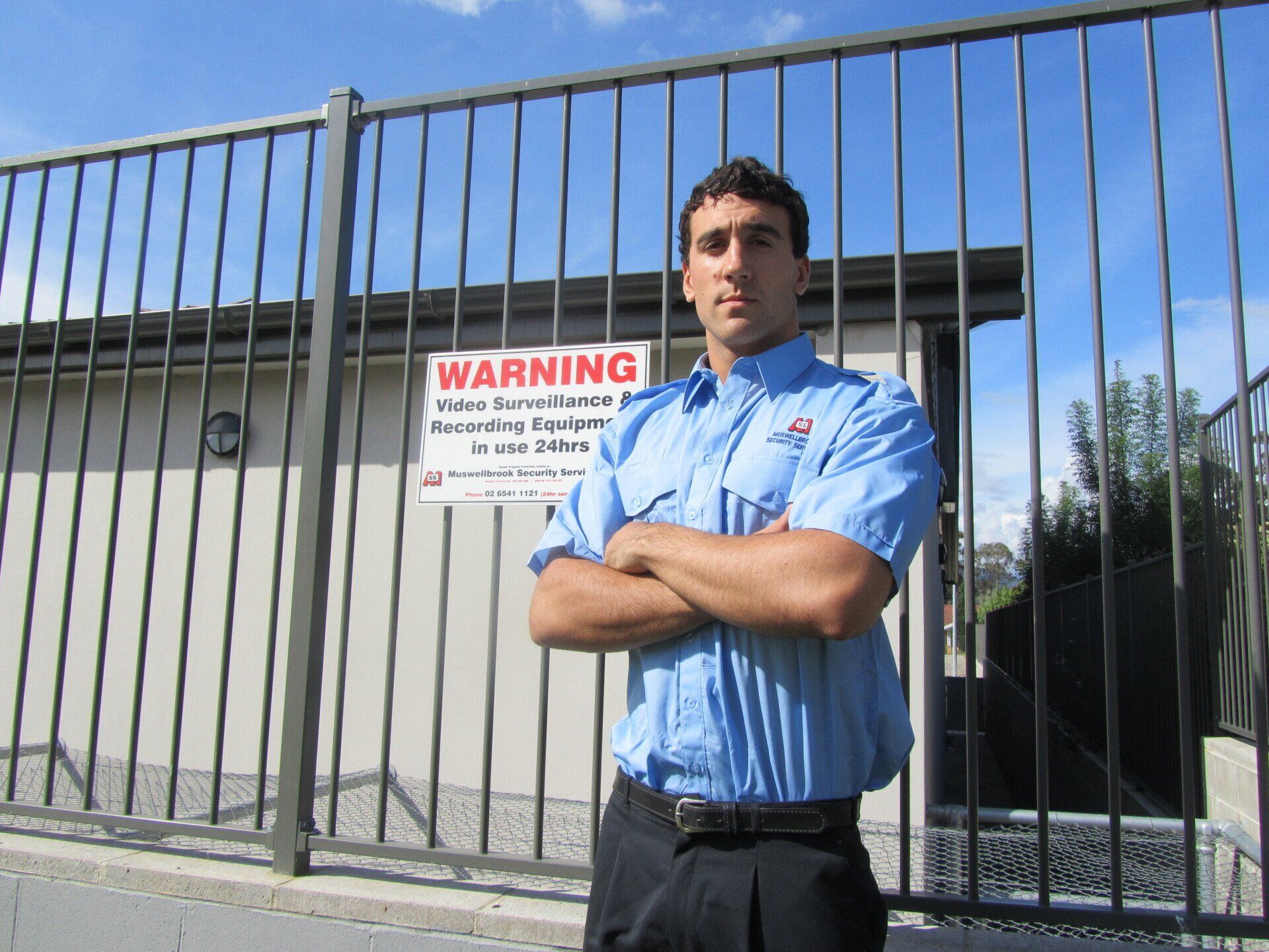 Male Security Guard in Uniform — About Us in Muswellbrook, NSW