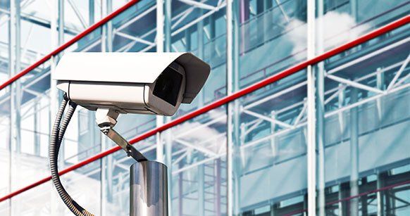 Security Camera in a Modern Building — Our Clients in Muswellbrook, NSW