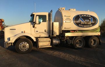 Septic Truck — Sacramento, CA — Lamar A1 – Septic Services Inc.