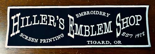 Hiller's Emblem Patch — Custom Patches in Portland, OR