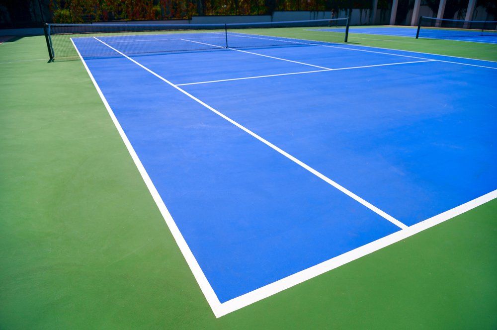 Empty Tennis Court — Mesa, AZ — Custom Courts and Tiles