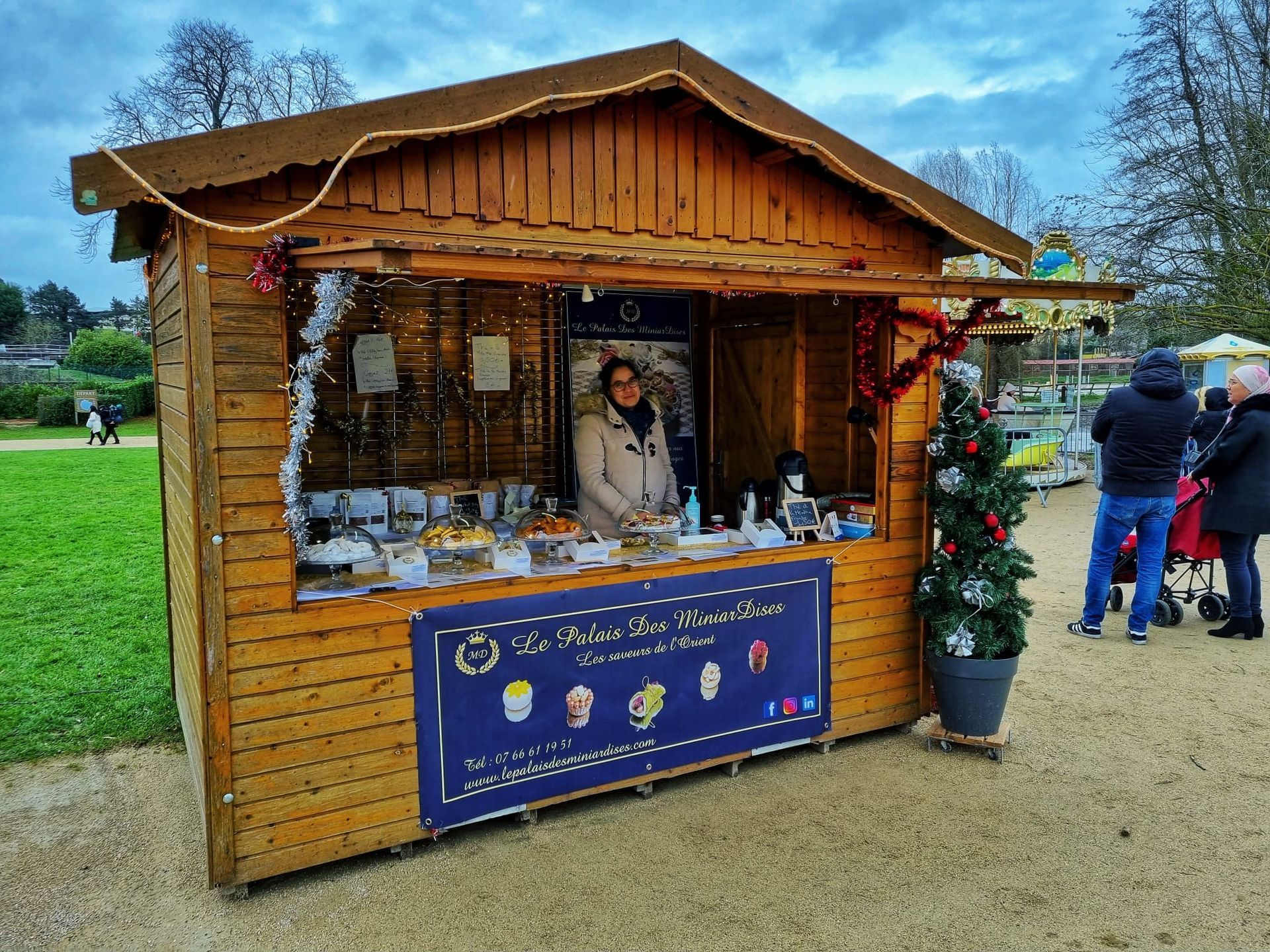 Vente de nos délicieuses pâtisseries directement lors d'évènements et sur les marchés