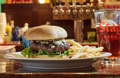 Try our burgers at Ecco Lounge in Jefferson City, MO