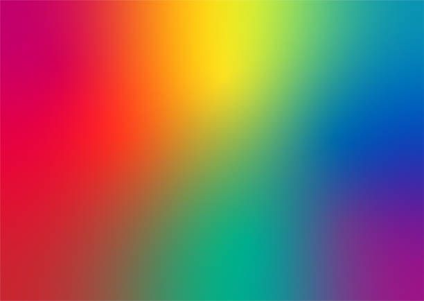 A smooth, vibrant gradient transitioning through the spectrum of colors from pink and red to yellow, green, blue, and purple.