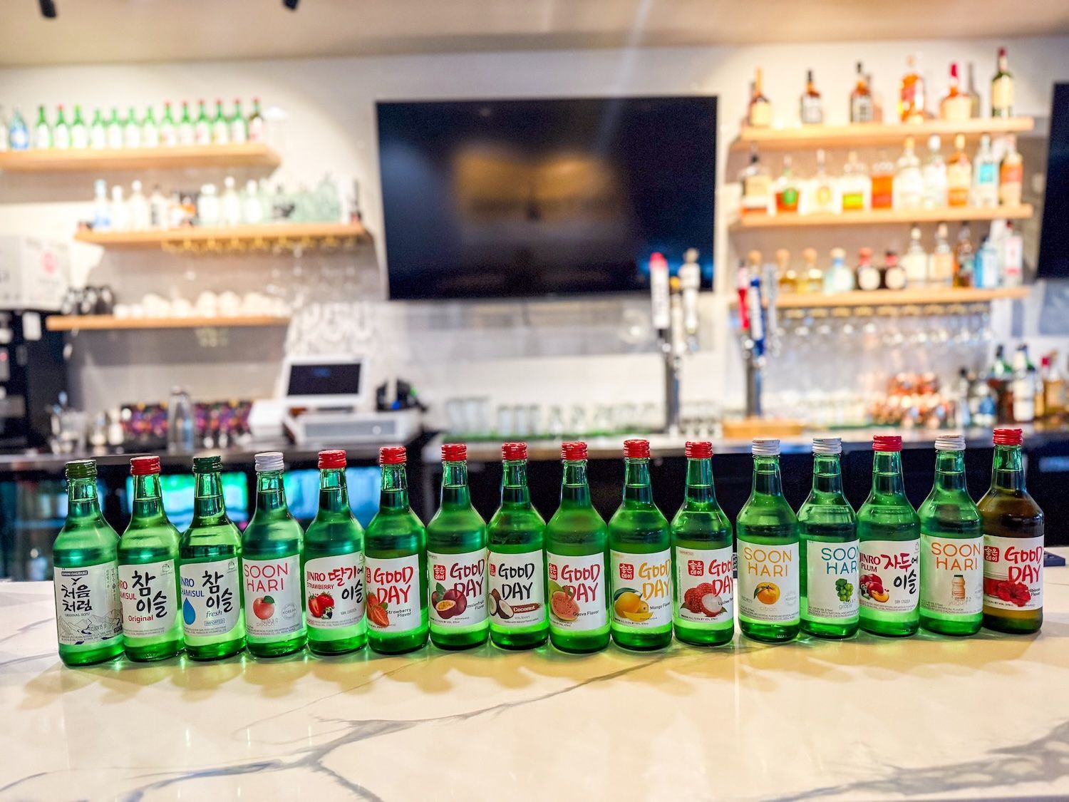 Flavored Soju Bottle