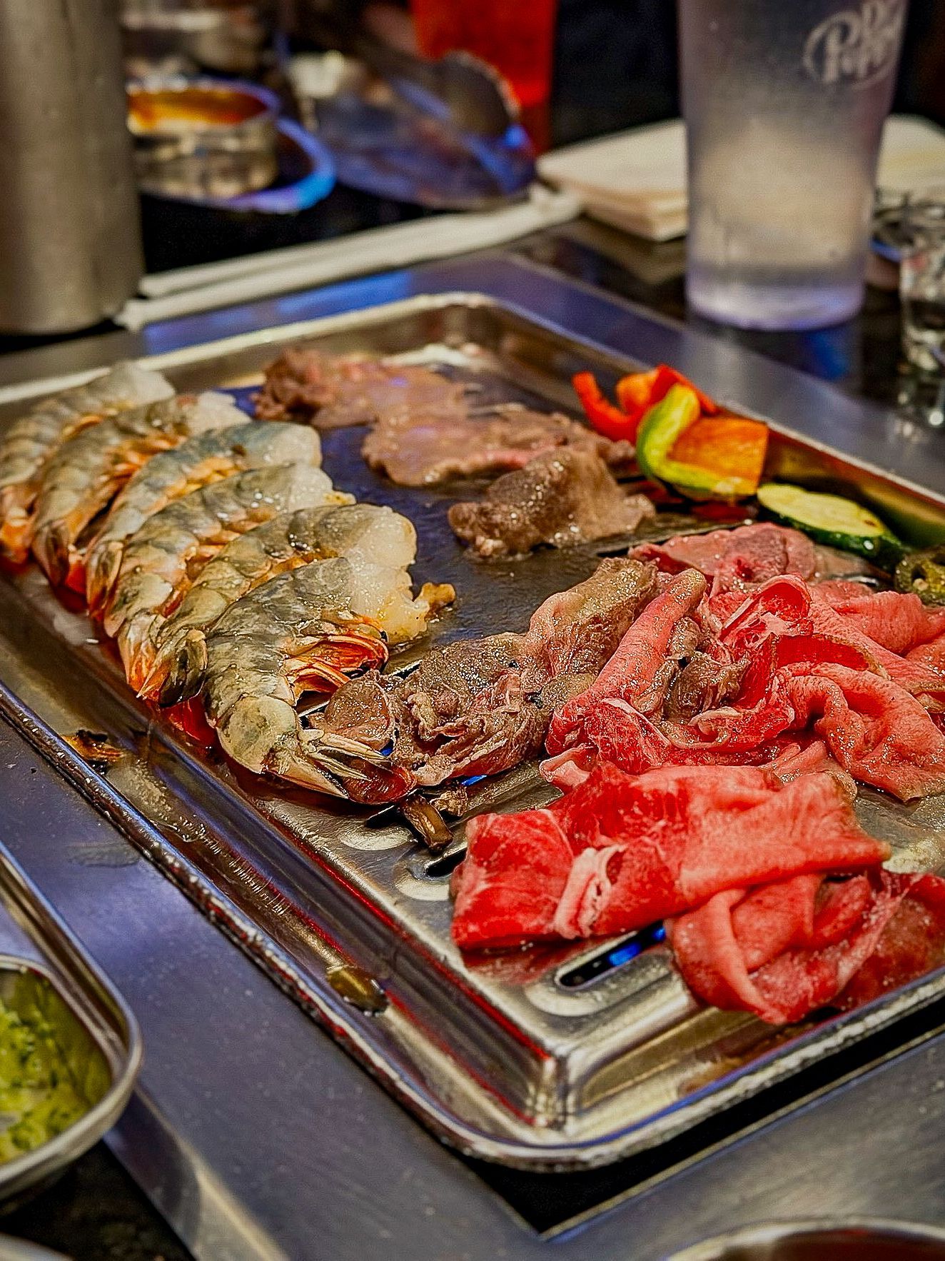 Beef Tongue-Black Tiger Shrimp