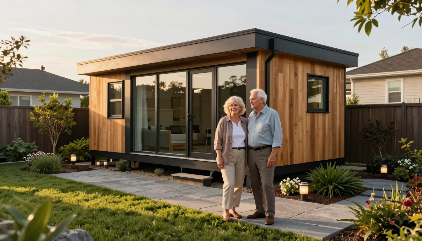 Cozy modern ADU interior suitable for seniors