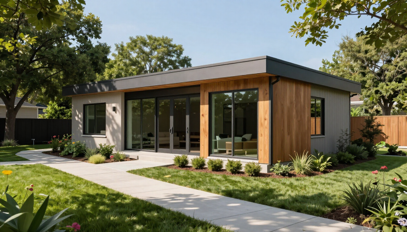 Modern ADU in Kansas City backyard