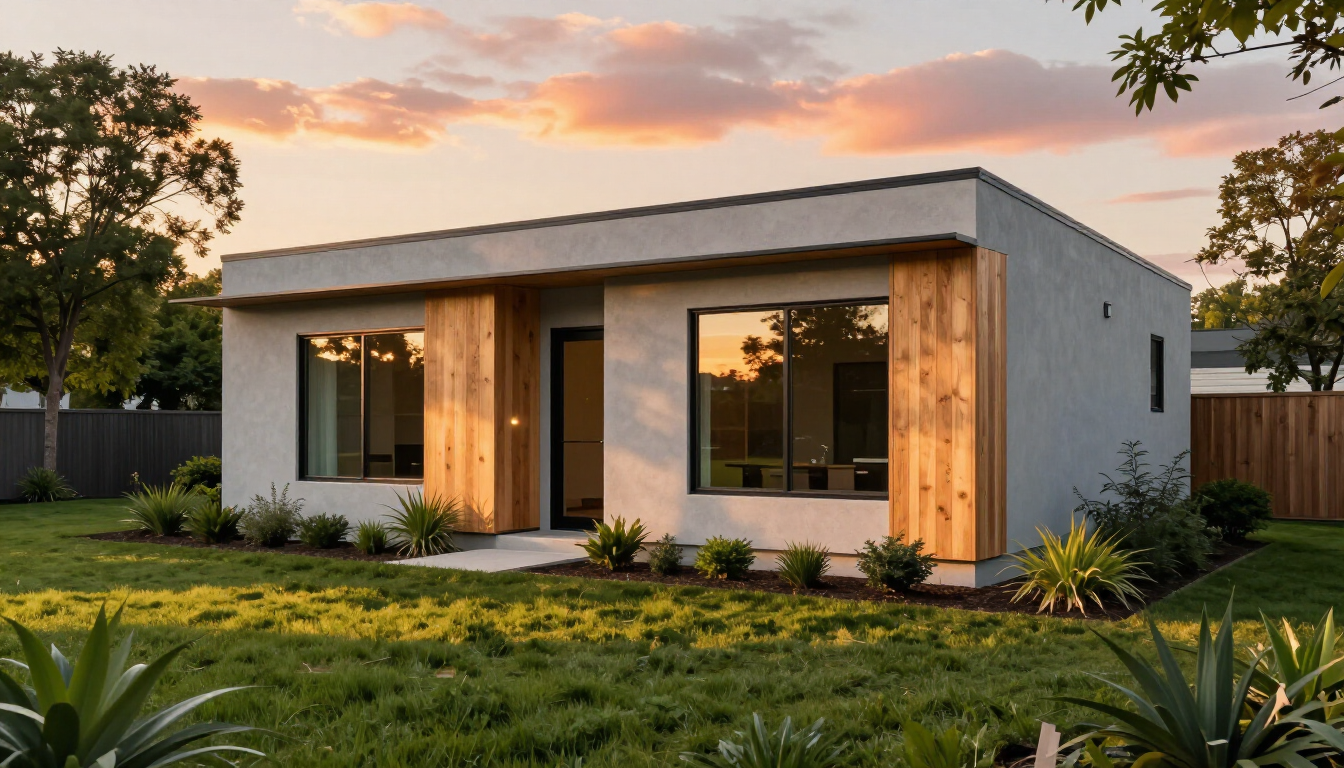 Modern backyard tiny home in Kansas City suburb