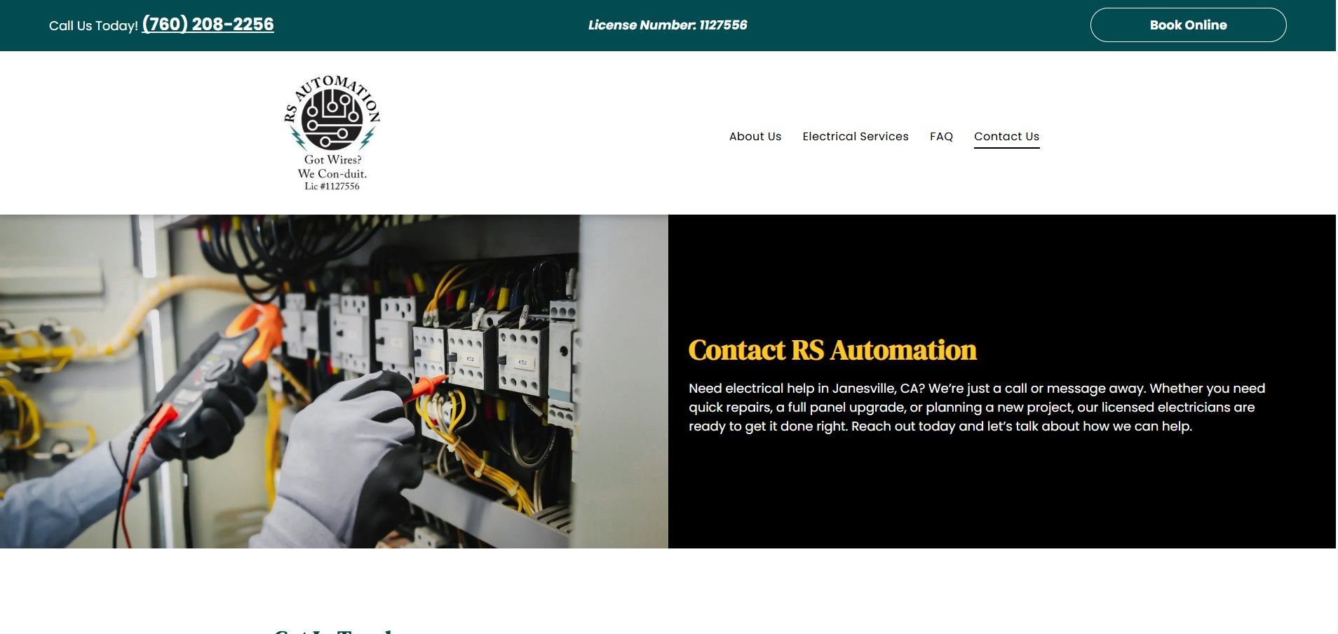 Contact RS Automation – Schedule Your Service