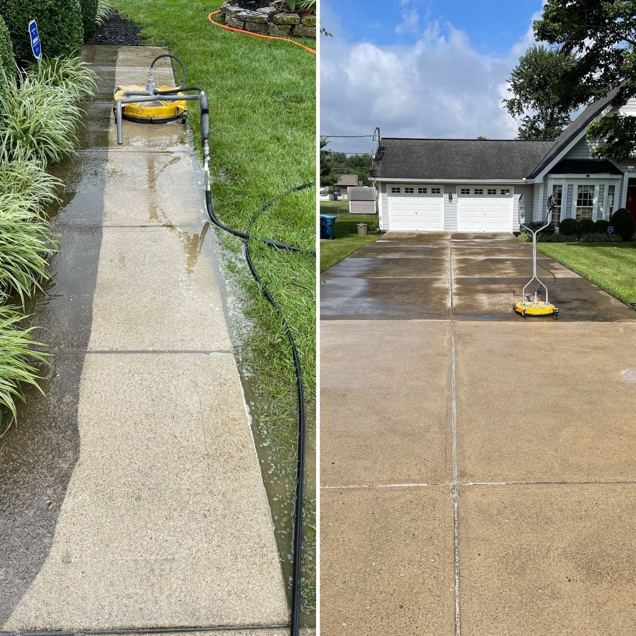 Walkway and Driveway — Cincinnati, OH — Cruz Pressure Washing