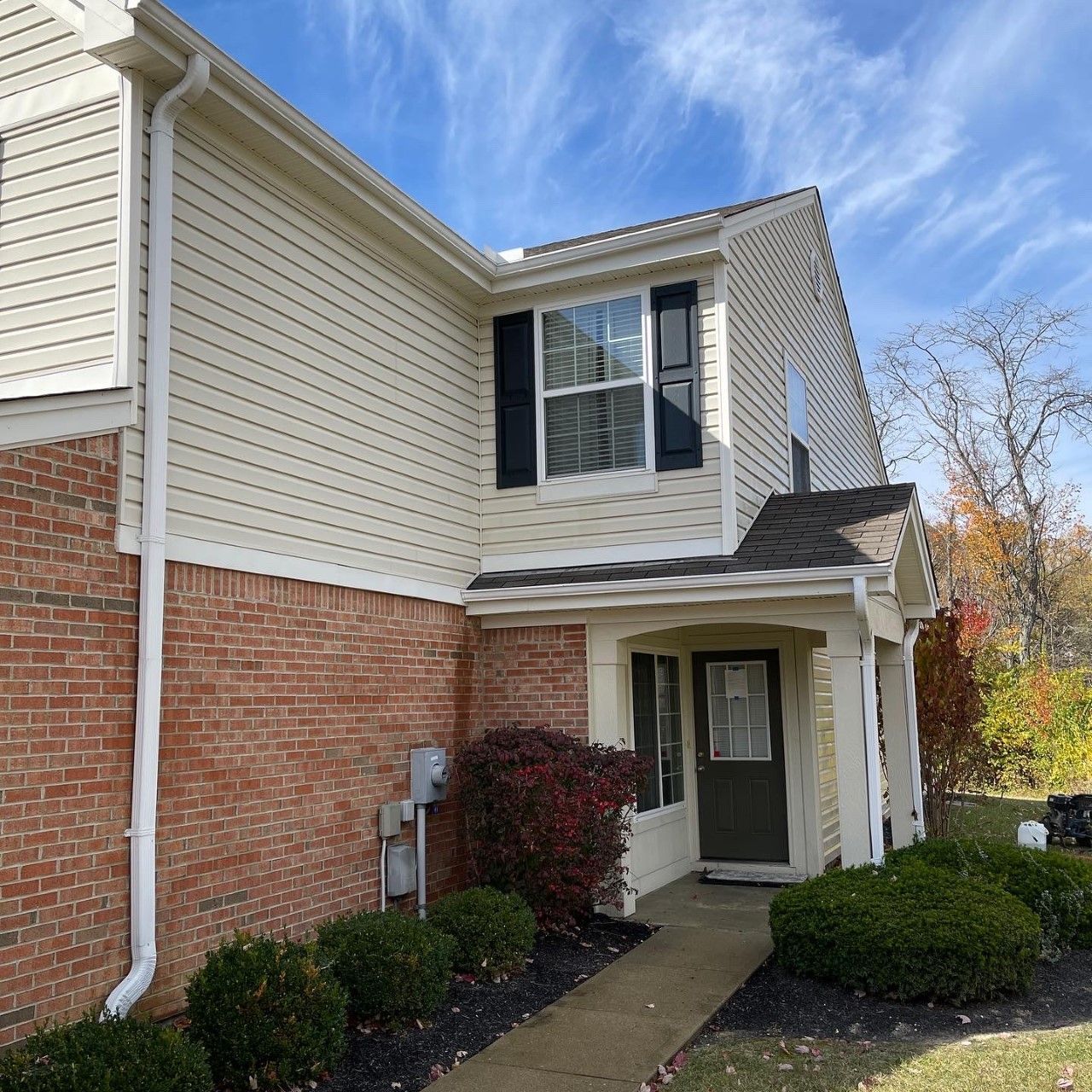 House Siding and Brick Wall — Cincinnati, OH — Cruz Pressure Washing