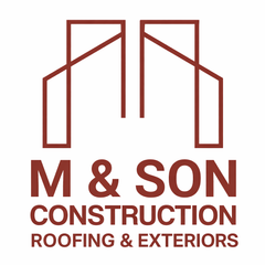 M & Son Construction logo