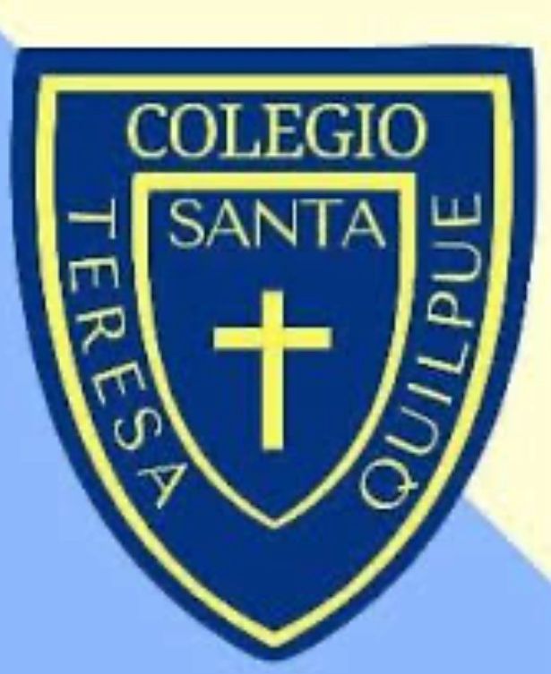 The logo for colegio santa teresa quilpue has a cross on it.