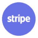 Stripe logo: white 