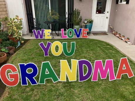 Grandmother Yard signs Boulder