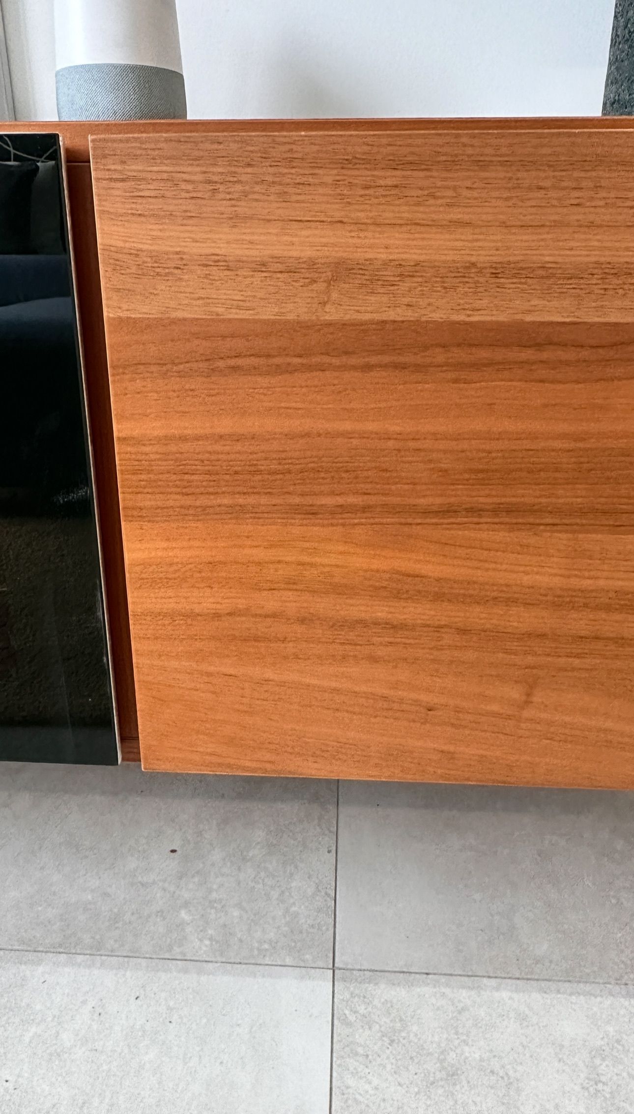 Furniture repaired — before and after comparison