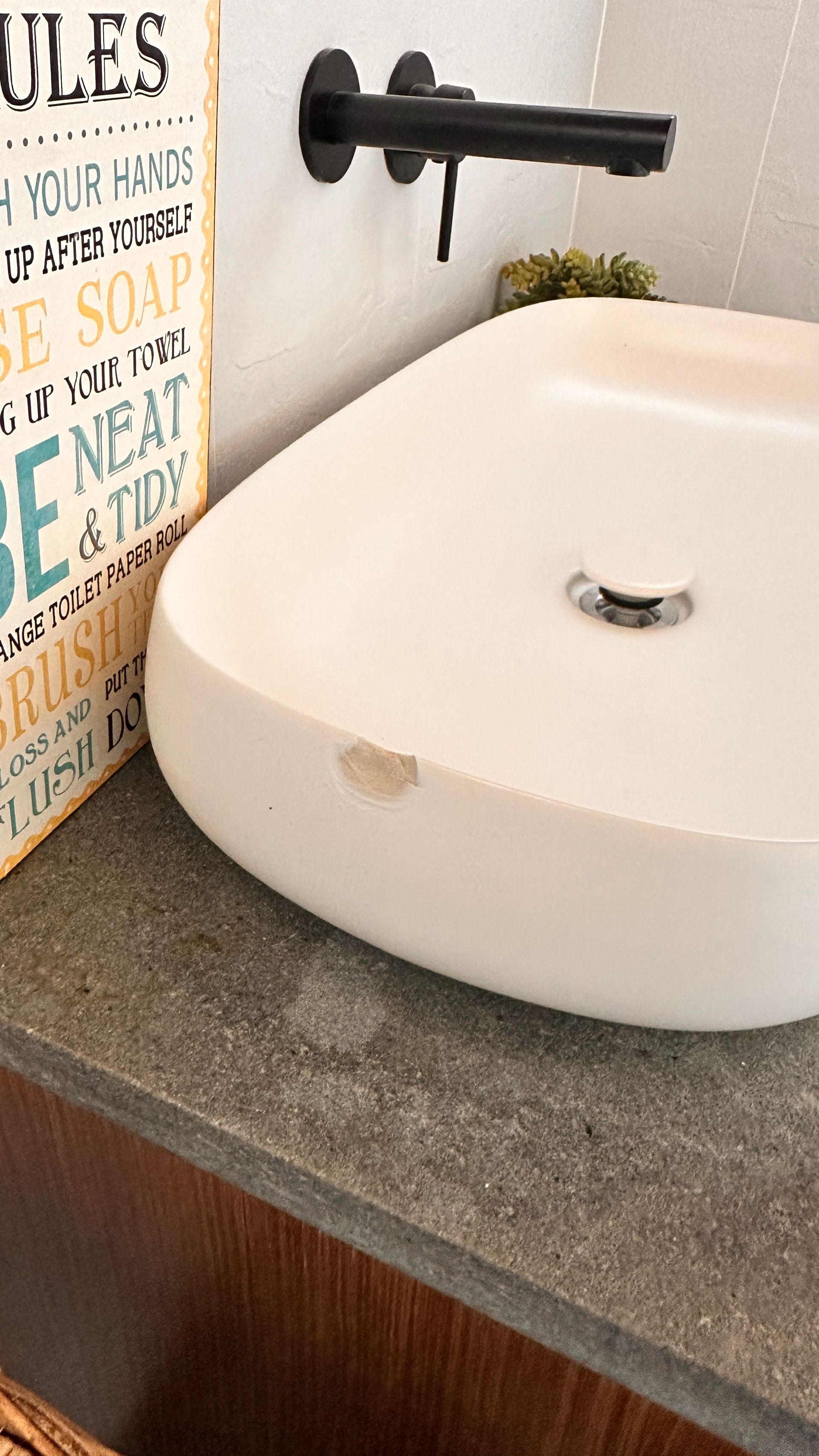 Timber repaired — before and after comparison