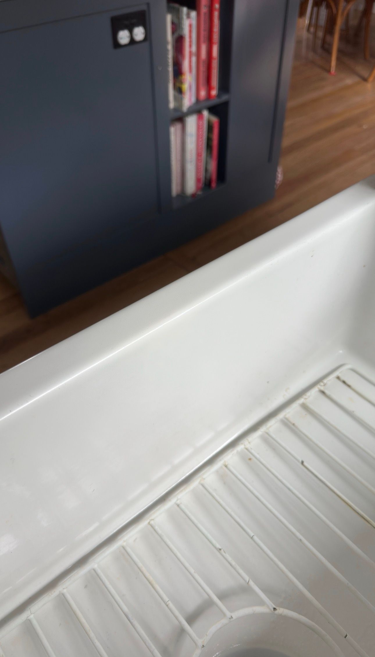 Timber repaired — before and after comparison