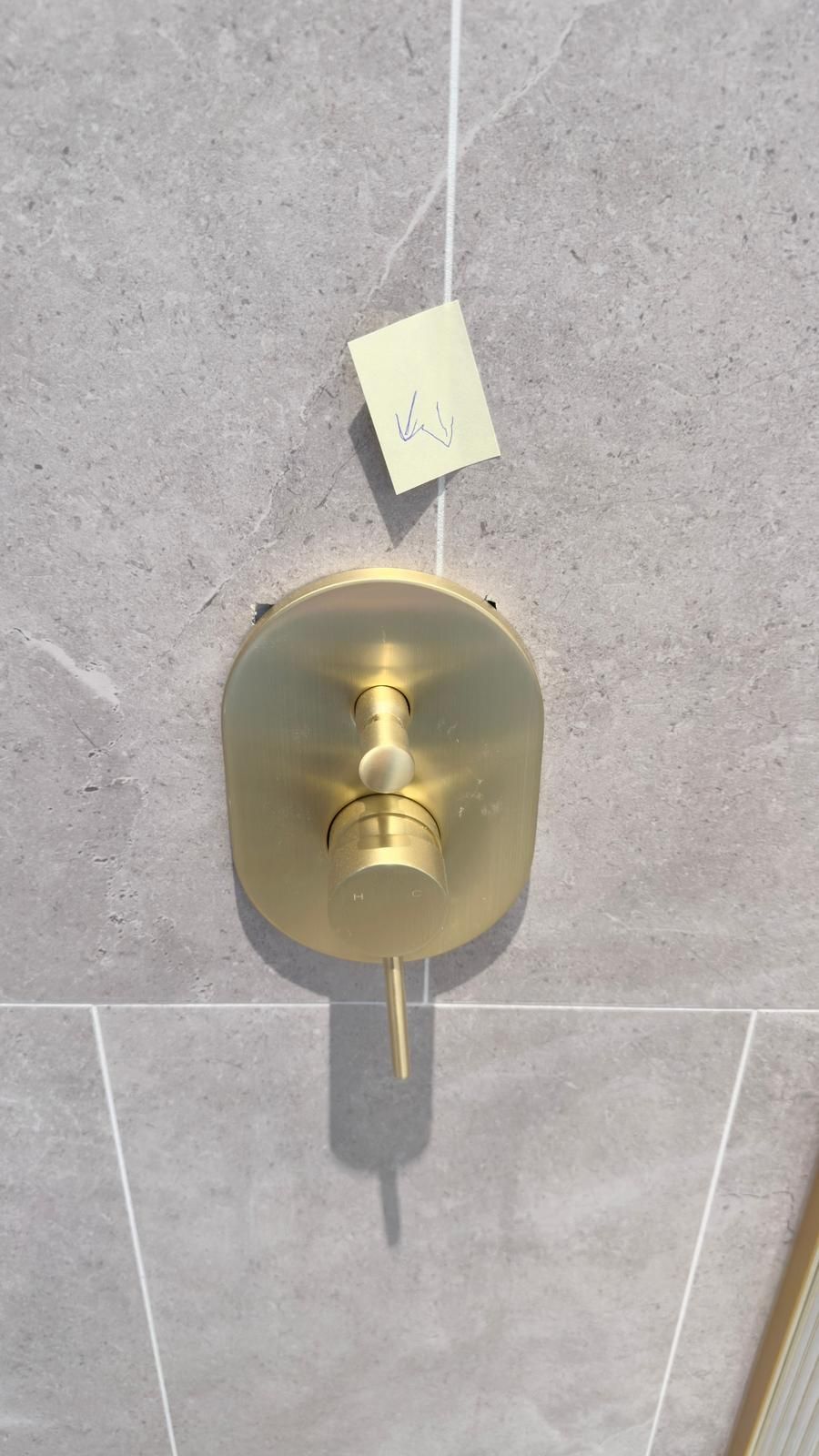 Stone repaired — before and after comparison