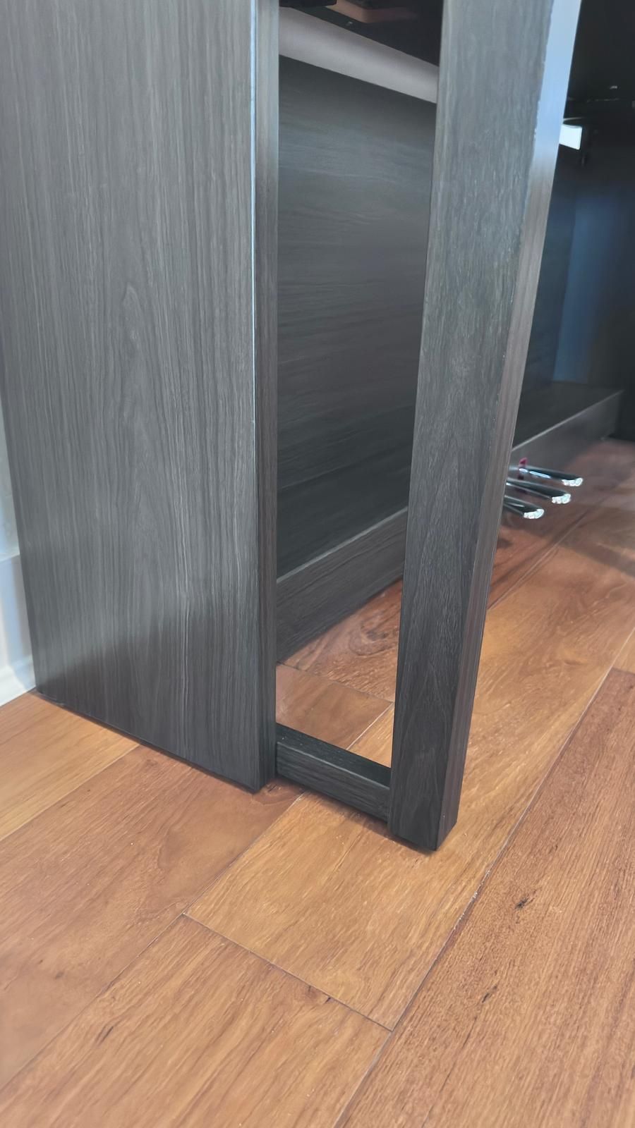 Furniture repaired — before and after comparison