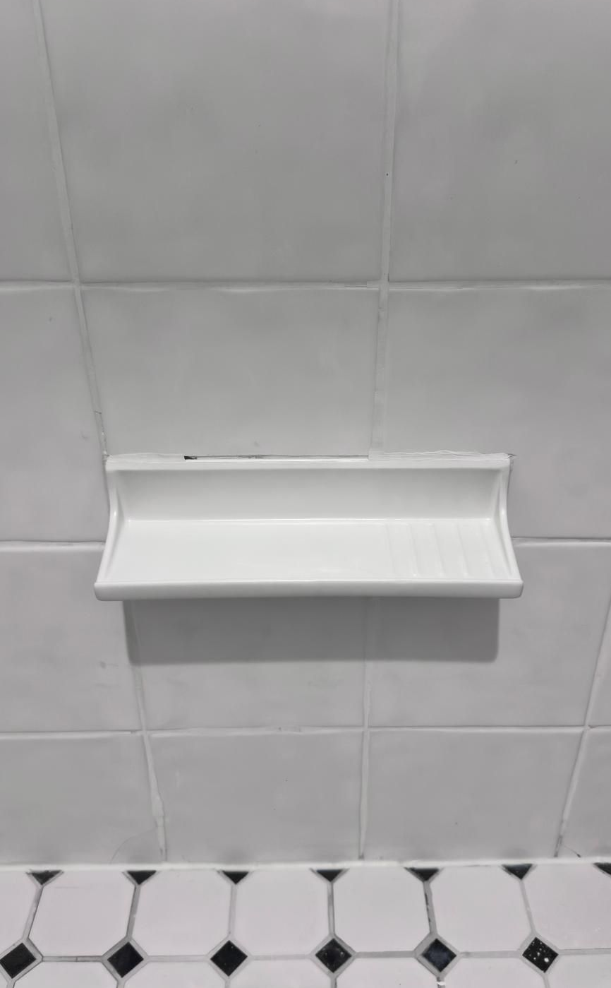 Concrete repaired — before and after comparison