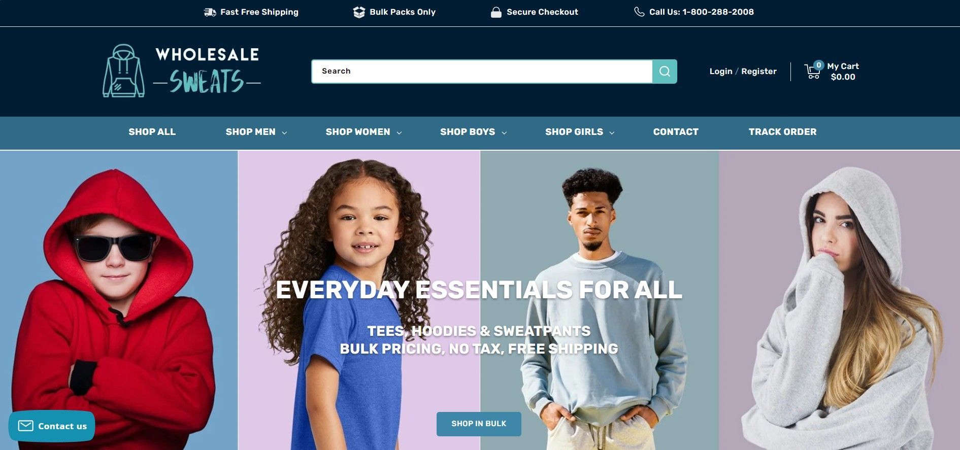 Wholesale Supplier of Sweatpants, Sweatshirts, Hoodies & Blank Tees; WholesaleSweats.com