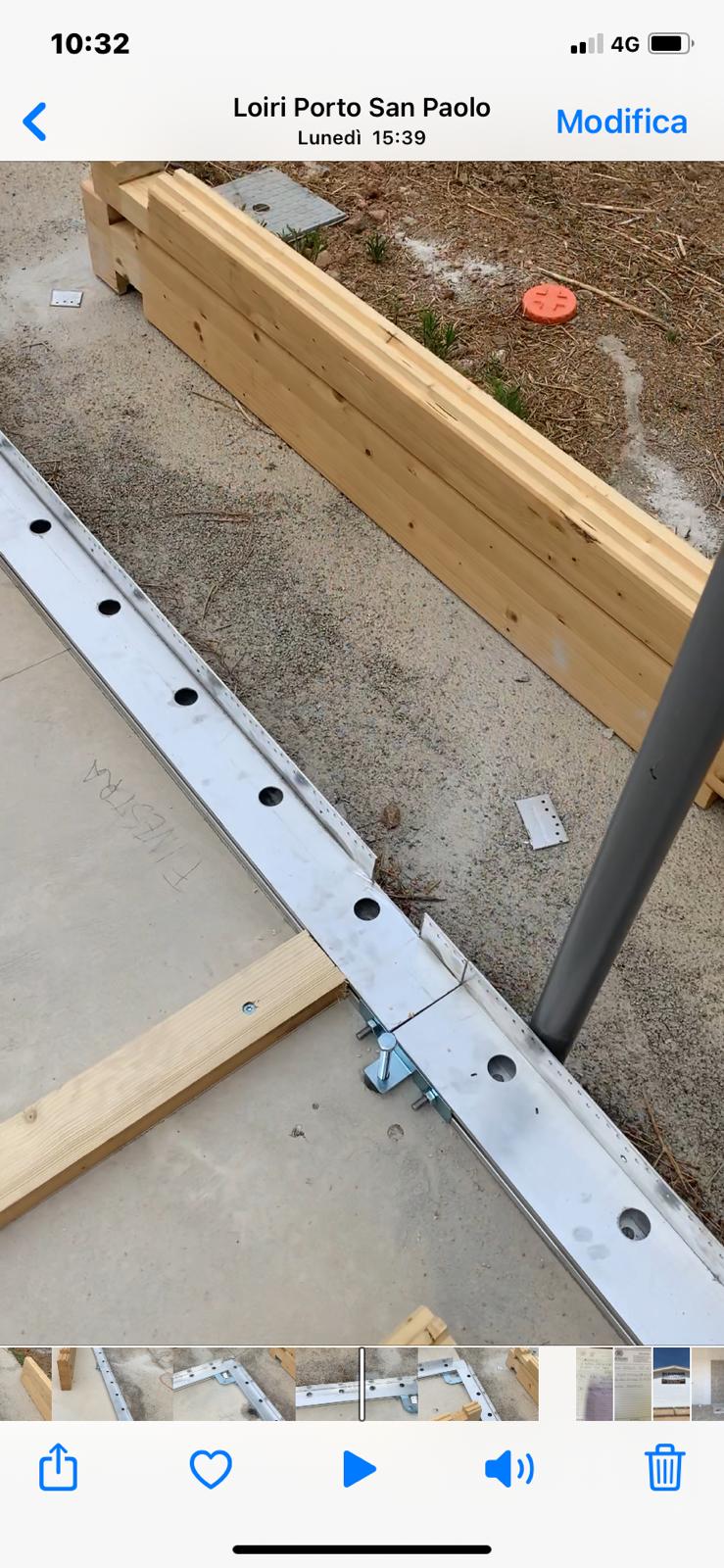 costruzione casa di legno lamellare