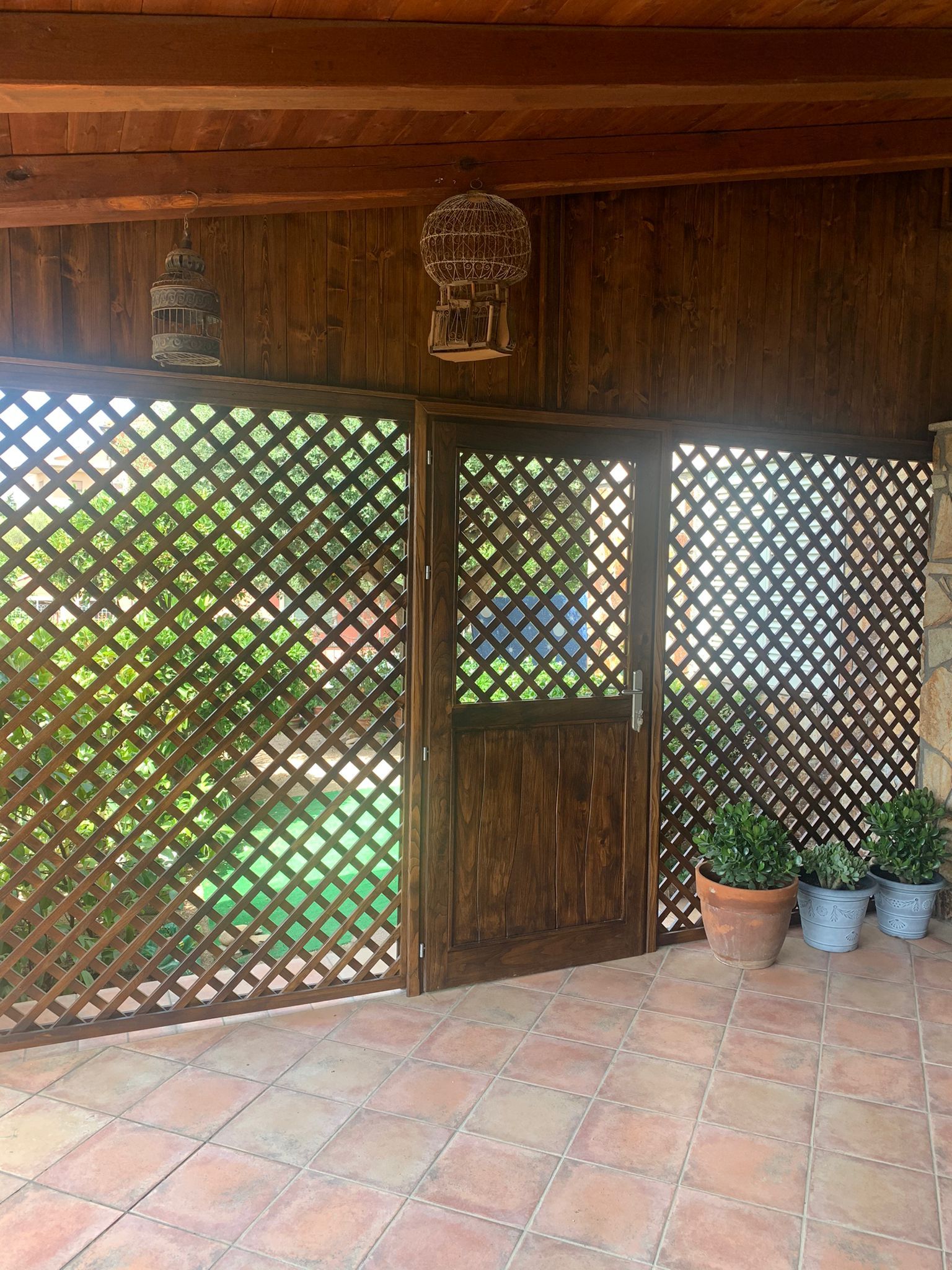 grigliata in legno di castagno