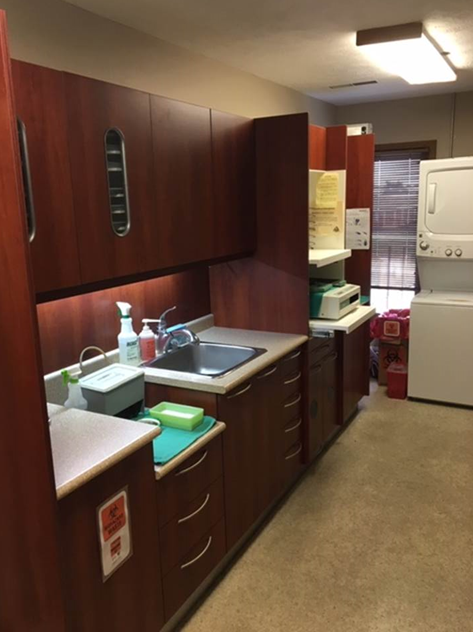 View of  a kitchen area